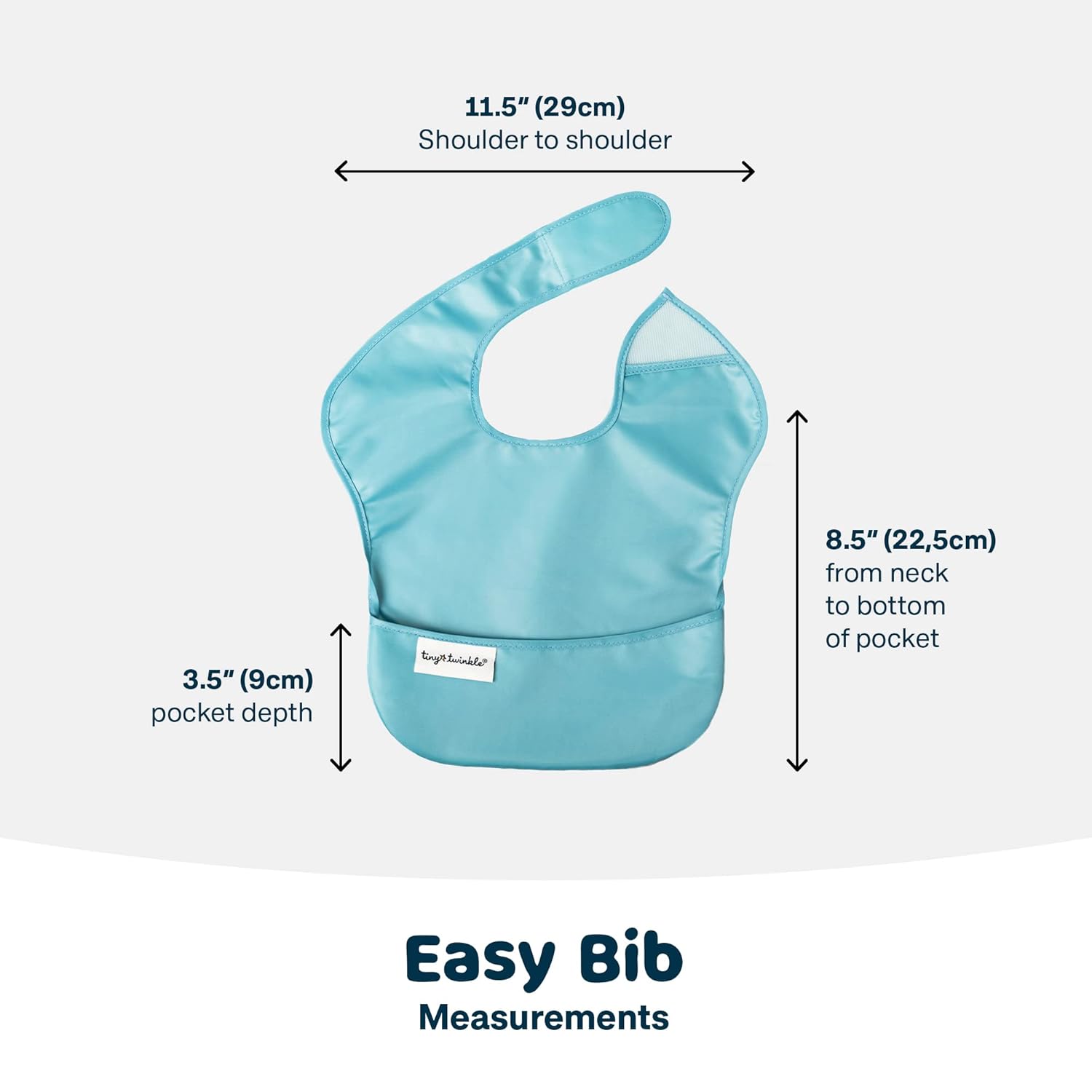Waterproof Baby Bibs for Eating – Mess-Proof, Wipeable Toddler Bibs – Travel-Friendly, PFAS & BPA-Free – Baby Feeding Bibs (3-Pack, Slate & Olive)